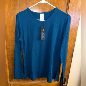 Blue Long Sleeve Tee
